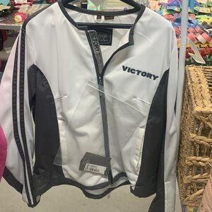 Victory Women's Black and White Utility Jacket